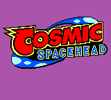 Cosmic Spacehead (Europe) Title Screen